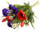 künstlicher großer Blumenstrauß mit Korn, Mohn und Margeriten Kunstblumen