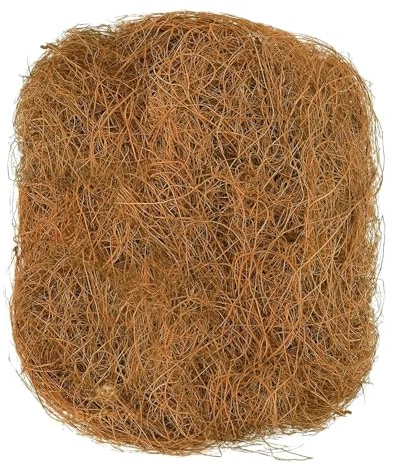 Vogel Nistmaterial 500g, Natürliche Kokosfaser Nistmaterial für Vögel, Vogelkäfig Einlagen Vogelnesteinlage für Nestbau und Verstecke, Komfortable Einstreu für Vögel Kanarien Wellensittiche Finken