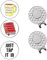 FINGER TEN Golf Ball Marker Hat Clips Magnetisch Set of 3/4/5/6 Stück Geschenk Mütze Clips mit Ballmarker oder nur Cap Clip Anzug Für Herren Damen Kinder (2 Hat Clips + 3 Ball Markers)
