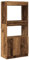 vidaXL Highboard Altholz-Optik 63x33x140 cm Holzwerkstoff