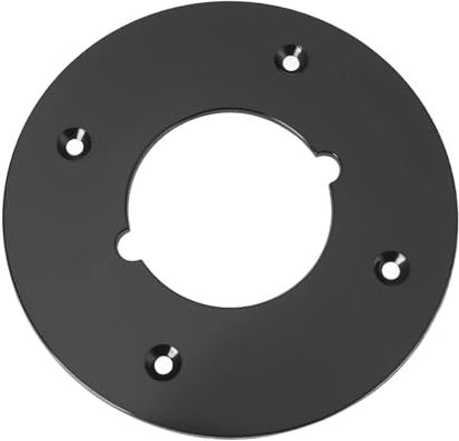 YINETTECH Grundplatte für Elektrische Oberfräse Runde Grundplatte aus Kunststoff für Oberfräse Kompatibel mit Makita 3612/3612C Elektrische Oberfräse 413024-1 912112-6