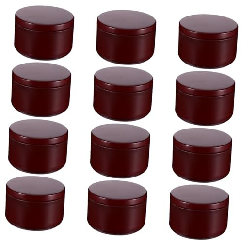 Tofficu 12 Piezas Tarro De Vela De Aceite Esencial Velas Votivas Perfumadas Tarro De Vela Artesanal Candelero Decorativo Joyas Para Manualidades Recipiente Con Tapa Candle Hojalata