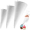 Wedhapy Icing Bags 3 Different Sizes Reusable Piping Bag Cotton Cloth Pastry Bags Tear-Resistant Icing Piping Bag for Cookies Cupcakes Cake Decoration Icing Bags Reusable Piping Bag Piping Bags Past