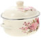 OFFSCH Pentola Smaltata Padella Antiaderente pentola Antiaderente Pan pentole di Terracotta per Cucinare pentola da Cucina Vintage pentola per zuppa da Cucina pentola da Cucina Domestica