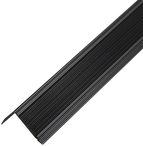 PRIOstahl profilé d'angle autocollant nez de marche - 1 pièce - Couleur : noir - Modèle : 20 x 30 x 2 mm - Longueur : 1340 mm