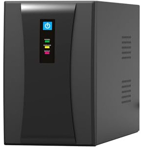 Gruppo di Continuità UPS 1500VA Line Interactive Melchioni MK | 2 Batterie 12V 9Ah | Protezione da Blackout e Sovratensioni, Prese Schuko, Ideale per PC, Router, DVR, Videosorveglianza
