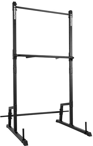 GORNATION Pull Up Station, Klimmzugstange freistehende, Freistehender Power Tower, Klimmzugstation, multifunktionaler Kraftturm für Zuhause, Fitness Rack