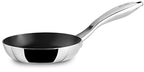 IBILI Triply Dreilagige Pfanne, 14 cm, Edelstahl, induktionsgeeignet, Antihaftbeschichtung, frei von PFOA