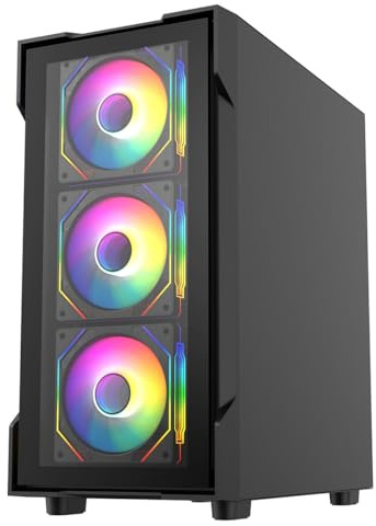 Intel Core i5-12400 Gaming PC | 16GB DDR4 RAM | 1TB NVMe SSD | 12th Gen Desktop Computer | Windows 11 | High Performance Home & Office Gaming Desktop (Dedicated, On Board (Not for gaming))