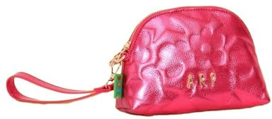 Agatha Ruiz de la Prada Portatodo Neceser en color fucsia metalizado con iconos grabados