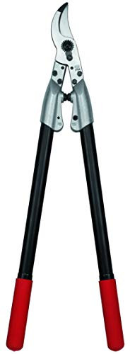 Felco 210C-60 Zweihand-Baum, Reb und Gartenschere, Länge 60 cm - Ziehender Schneidkopf, rot