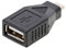 DELOCK Adapter USB Micro B St/USB A Bu