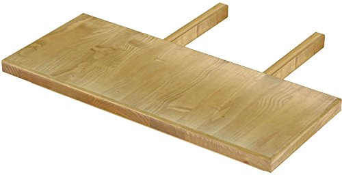 Ansteckplatte 30x73 Brasil Rio Classico oder Rio Kanto - Pinie Massivholz Echtholz - Größe & Farbe wählbar - für Esstisch Tischverlängerung Holztisch Tisch Erweiterung ausziehbar Brasilmöbel