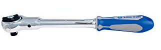 KING TONY 4752-12G Alloy Steel/Steel 72 Teeth Reversible Quick Release Ratchet, 1/2-inch Drive, 300 mm Length