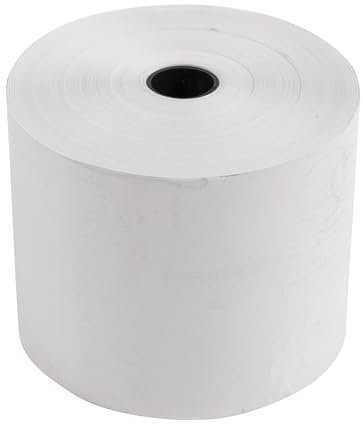 Exacompta 40970E 10er Pack Thermopapierrollen 1-lagig, Breite: 60mm, Länge 76m, Durchmesser Kern: 12mm 55g/m² Thermorolle für Kassen Kassenrolle