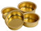 Teelichthalter Messing Ø 40mm / 18mm tief - Teelicht Tülle für Standard Teelichtkerzen. Ein echtes deutsches Qualitätsprodukt., Größe:4er Set