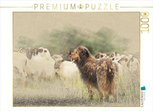 CALVENDO Puzzle EIN Motiv aus dem Kalender Altdeutsche Hütehunde 2017 | 1000 Teile Lege-Größe 64 x 48 cm Foto-Puzzle für glückliche Stunden