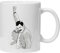 Acen Freddy Mercury, The Greatest' – lustige Tasse aus Keramik, 325 ml, ideal für Valentinstag, Ostern, Sommer, Weihnachten, Geburtstag, MUG962, Schwarz