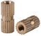 150Pcs M3 3 * 4 * 5 * 6 * 8 * 10 * 12 mm Thread Insert Nuts Assortment Kit Brass Knurled Threaded Round Insert Embedded Nuts with Plastic Box