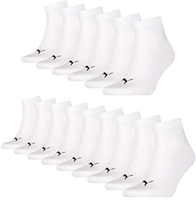 PUMA unisex Quarter Sportsocken Kurzsocken Socken 15 Paar