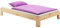 IDIMEX Futonbett Einzelbett Thomas 90 x 190 cm, Kiefer massiv Natur lackiert