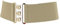 FASHIONGEN - Damen Breiter elastische gürtel, GLORIA - Beige (Goldenschnalle), Large / 40 bis 43