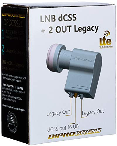 Diprogress LNB dCSS 2 Uscita Legacy convertitore 16UB