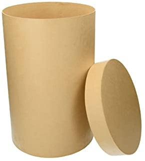 Jumbo-Schachtel Rund Pappmaché