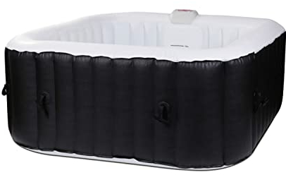 SPA Inflable de 6 plazas Cuadrado – Ospazia – Dimensiones: 185 x 185 cm – Filtro y Lona Incluido