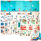 Edibaby, Alfombra Bebe Acolchada Plegable, 200 x 180 cm, 1.5cm, Tapete Bebe, Habitación, Colchoneta Suelo, Infantil, Actividades, Dormitorio, de Juegos (London Edition)