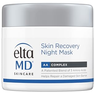 EltaMD Skin Recovery Overnight Face Mask, Moisturizer Cream Night Mask for Face & Neck, Safe for Sensitive Skin, 1.7 oz Jar