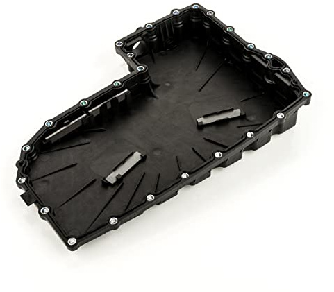 LST Getriebeölwanne 7-Gang Doppelkupplungsgetriebe S tronic Ölwanne Kunststoff kompatibel mit Audi A4 8W B9 A5 F5 FU B10 A6 4G C7 4A C8 FN C9 A7 4G C7 4K C8 Q5 8R FY GU