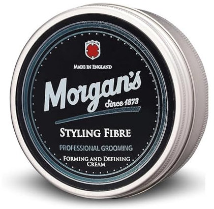 Morgan's Pomade Styling-Faser, Haar-Styling-Creme mit mittlerem Halt zum Definieren und Formen, Ideal für unordentliche Styles, Scheiteln und Quiffs 75ml