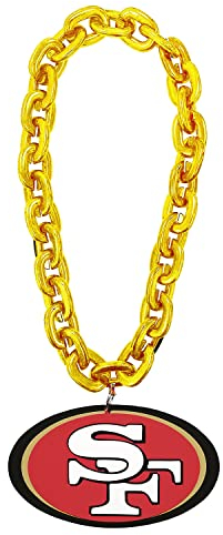 aminco NFL San Francisco 49ers Team Fan Chain Gold