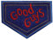 Good Guys Applikation Patches, lustige niedliche bestickte Applikationen, taktisches Militär-Armband, Kampfabzeichen, Aufnähen, Stoff, dekorativer Aufnäher