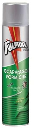 Virsus Bomboletta insetticida Spray Fulm250 per Scarafaggi e Formiche, capacità 300ml, per insetti striscianti, Azione Rapida, Disinfestante per Interni ed Esterni (1)