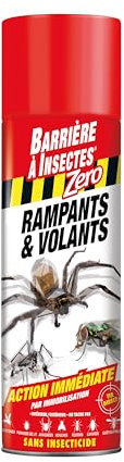 Barrière à Insectes Zero Insecticide, Rampants et Volants, Prêt à l'emploi, Aérosol - 400 ML, nc