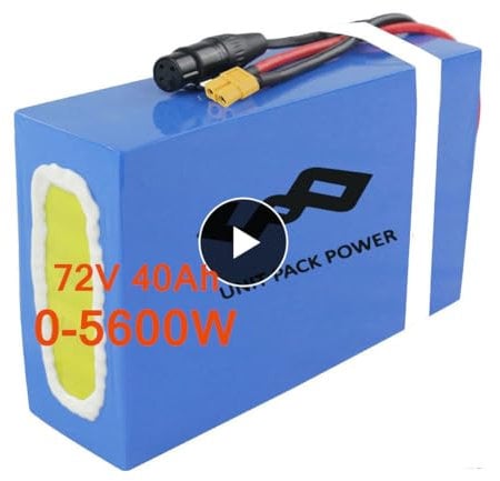 72V 5000W 40Ah Lithium Battery für 5000W 3000W 2500W E-Scooter Tricycle wheelchair handcycle Motor Kit