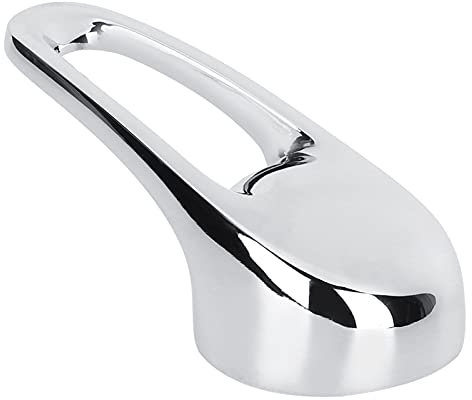 Segutage 35mm Polished Chrome Faucet Lever Handle, Modern Single Long Handle Replacement Kit, Zinc Alloy Basin Mixer Pressure Balance Bath Shower for Bathroom Kitchen Bath Hardware Accessories