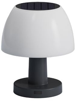 Solar-Tischleuchte, LED, Weiß, 4 Intensitäten, Lumina, Höhe 13,5 cm