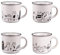 Table Passion - Coffret 4 mugs 35 cl Friends