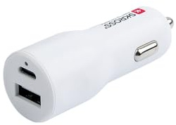 SKROSS Dual Car Charger 65W PD incl. USB-C cable