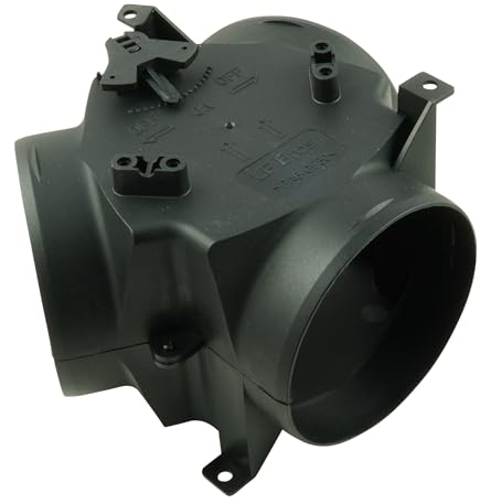 DL-Racing Standheizung Y-Stück Verteiler mit Umschaltklappe Regelklappe ohne Bowdenzug 90mm
