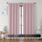 Simplebrand Ava Blush - Tende oscuranti per camera da letto, 213 cm di lunghezza, 2 pannelli, isolate termicamente, tende oscuranti per la privacy, 101 x 213 cm, colore: rosa cipria