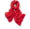 Kaschmir-Schal, gestrickt, warm, lang, Damenschal, Hohlschal, einfarbig, Kaschmirschal, rot, One size