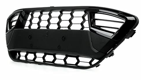 DZST Kühlergrill Streifen Auto Frontstoßstange Unterer Mittelgrill Grillabdeckung Ersatz Für Ford Für Fiesta Für MK7 2008-2013 Racing Grills Frontgrill