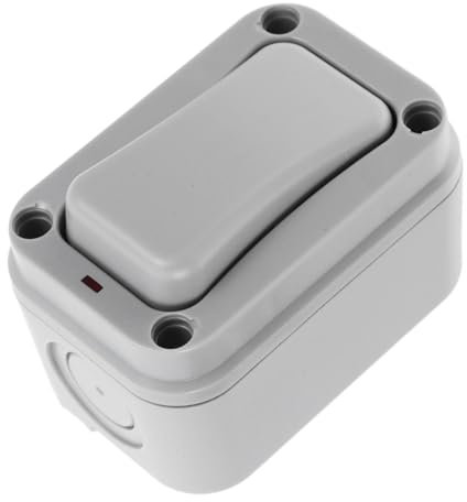 OSALADI Doorbell Button Outdoor Light Switch for Garden Weatherproof Outdoor Switch Electric