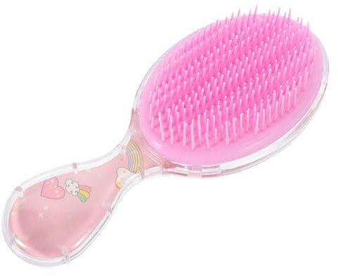 ORFOFE Cute Hair Brush for Girls Detangler Brush Soft Bristle Hair Comb Portable