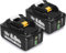 2X 18V 8.0Ah/8000mAh Ersatzakkus für Makita Akku 18V 8Ah Ersatzakku für Makita Akku BL1860 BL1870B BL1860 BL1850B BL1840 BL1830 BL1820 BL1815 194205-3 LXT-400 mit LED Indikator für Makita 18V Akku