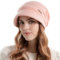 WANYIG Slouchy Beanie Mütze Winter Strickmützen Slouch Beanie Mütze Winter Hüte für Damen Herren Unisex mit Innenfutter Wolle (Rosa)